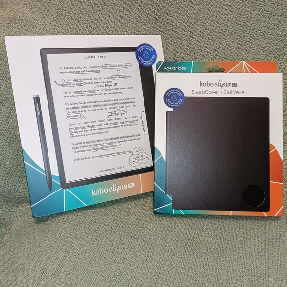 E-READER BUNDLE: Kobo Elipsa 2E + SleepCover + Stylus 2 - Picture 10 of 14